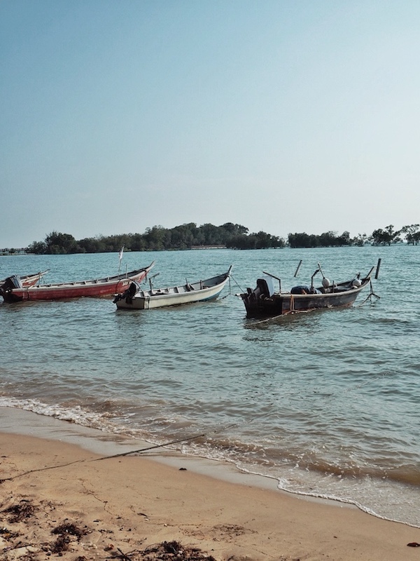 Sampan at Port Dickson, Malaysia