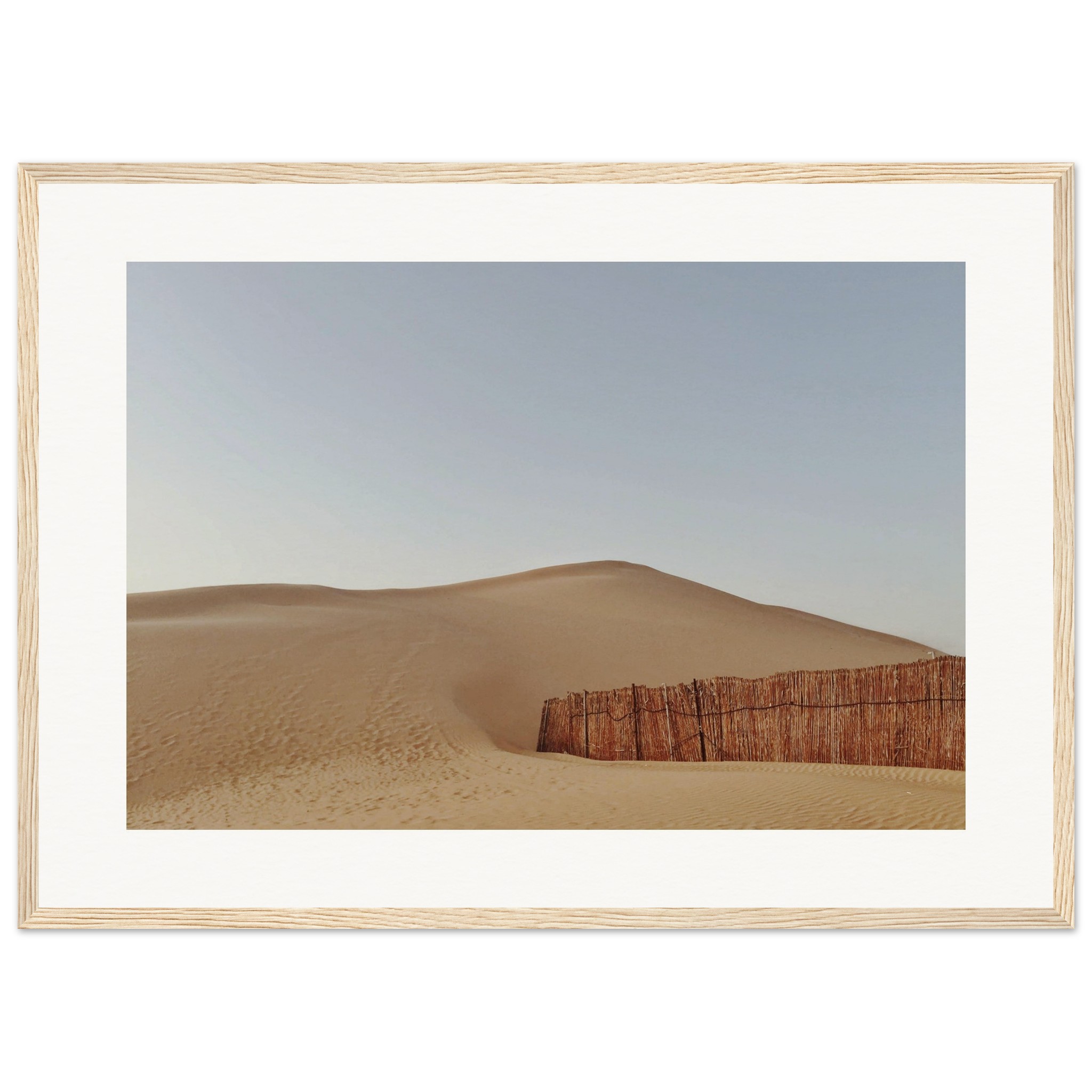 Desert Dune Landscape Framed Travel Print