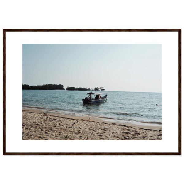 The Boat Landscape Framed Travel Print