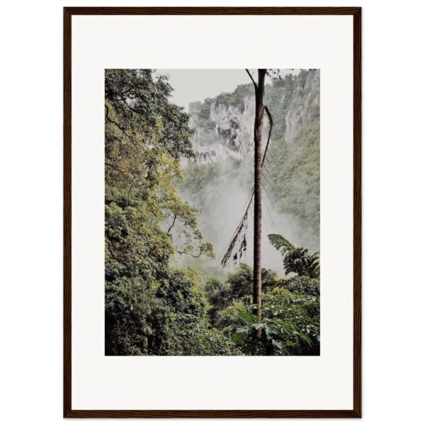 Misty Southeast Asia, Miri Sarawak Travel Print