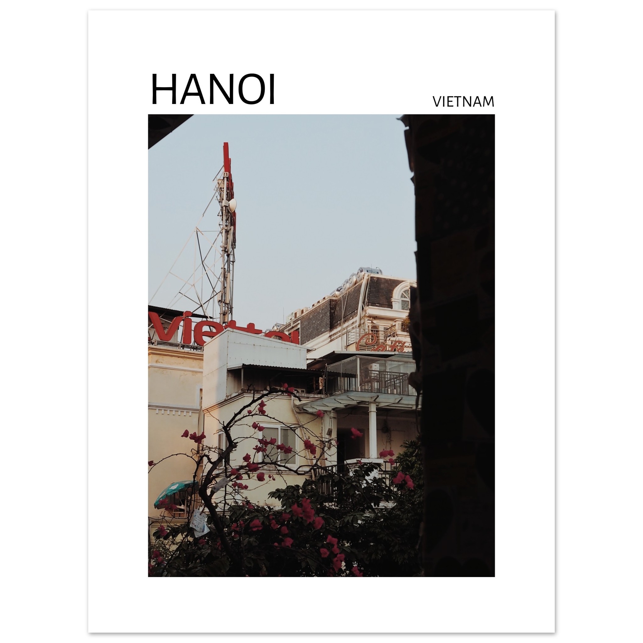Hanoi Travel Print No 1